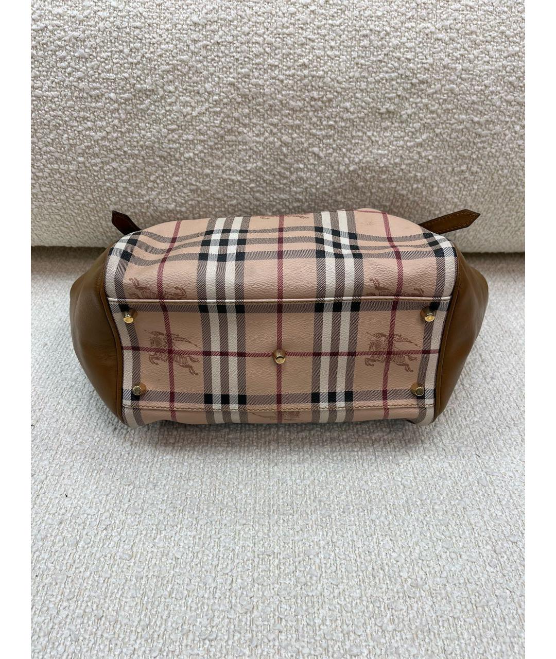 BURBERRY Бежевая сумка тоут, фото 5