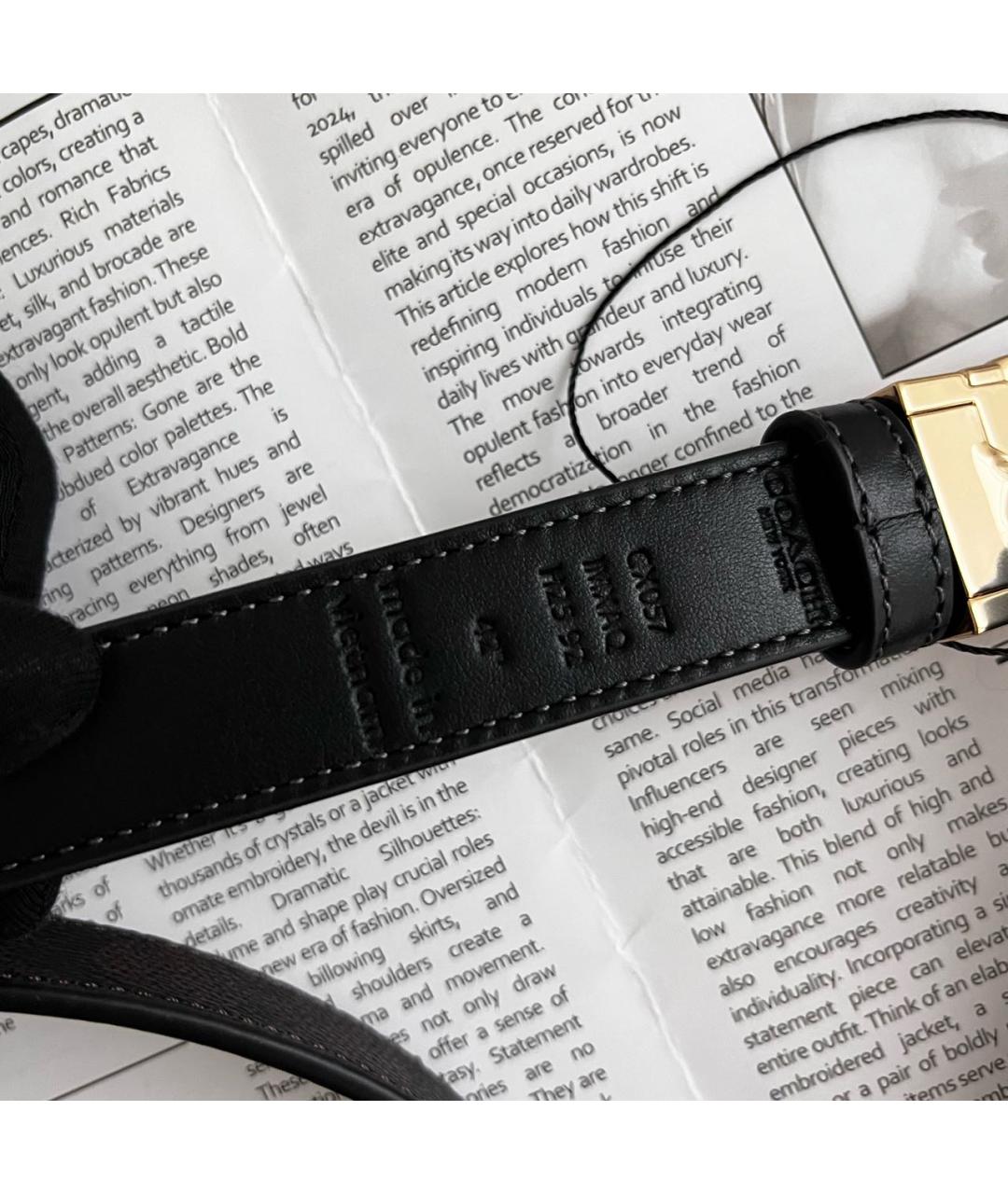 COACH Коричневый кожаный ремень, фото 3