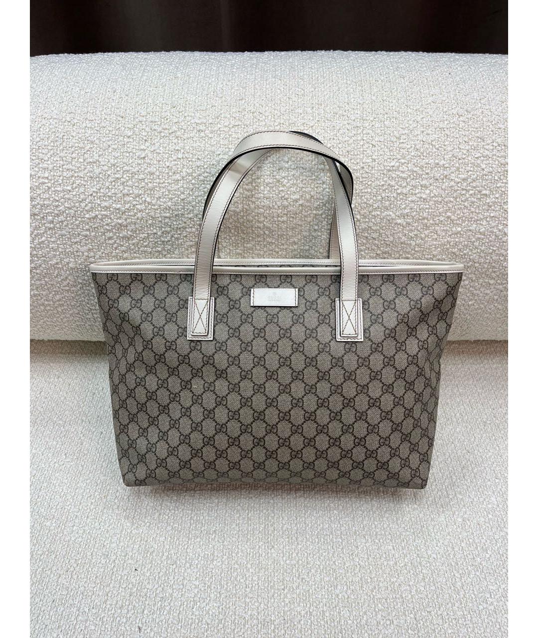 GUCCI Серая сумка тоут, фото 8