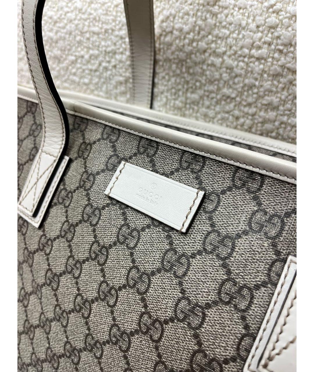 GUCCI Серая сумка тоут, фото 7