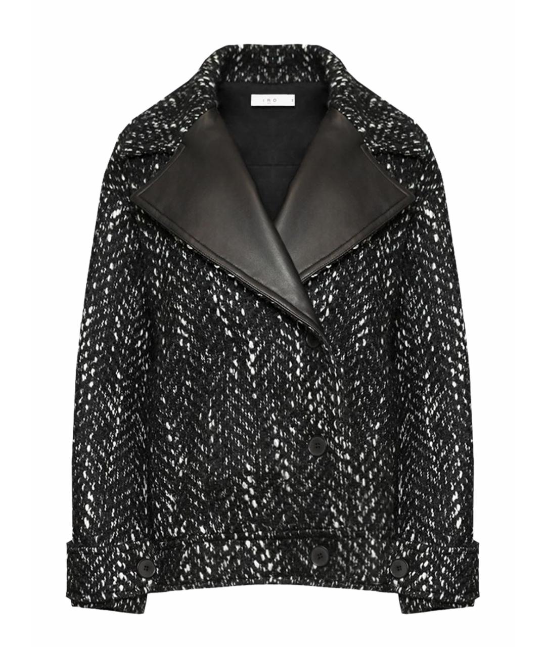 IRO Черное пальто, фото 1
