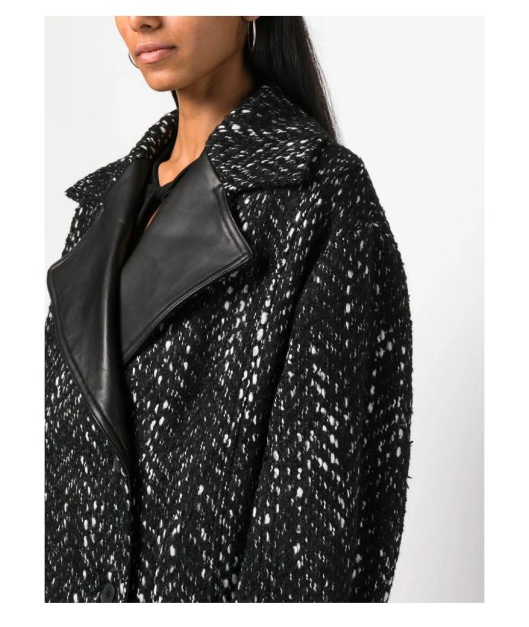 IRO Черное пальто, фото 4