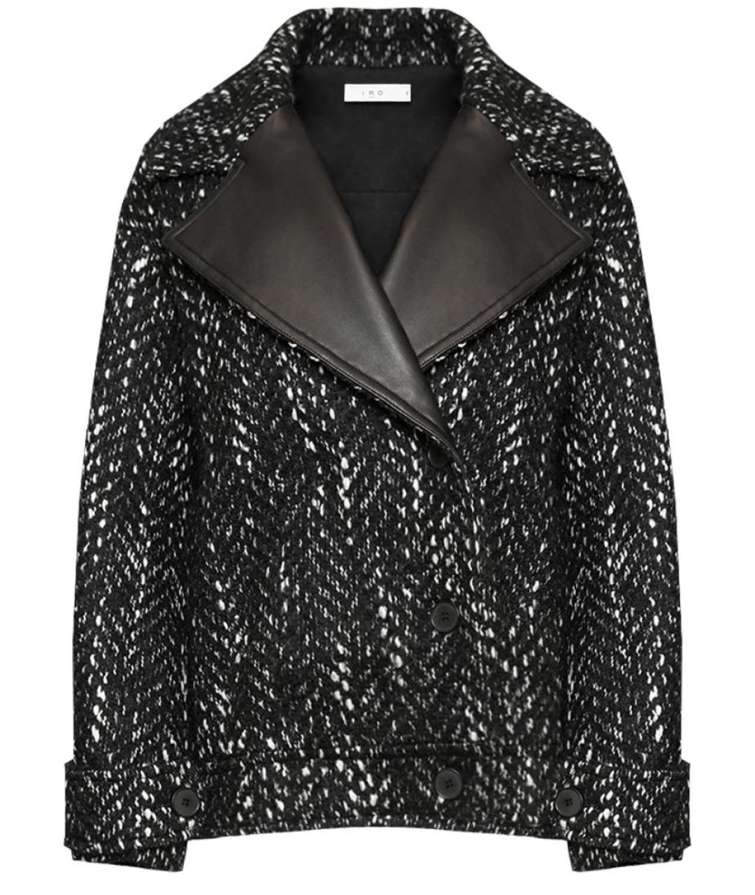 IRO Черное пальто, фото 5