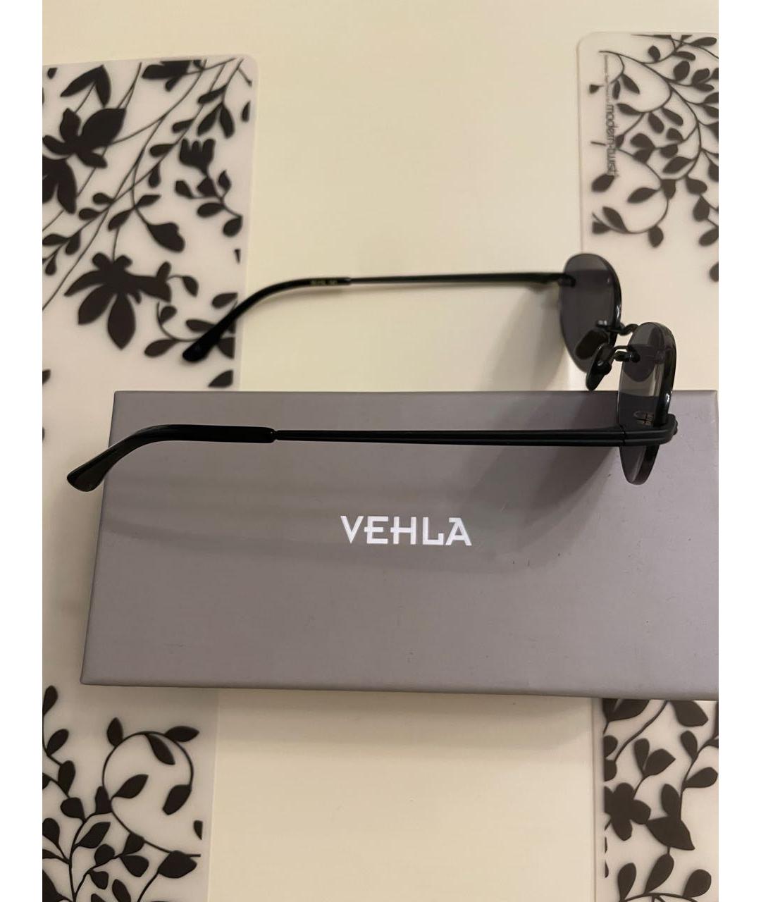 Vehla Черные пластиковые солнцезащитные очки, фото 6