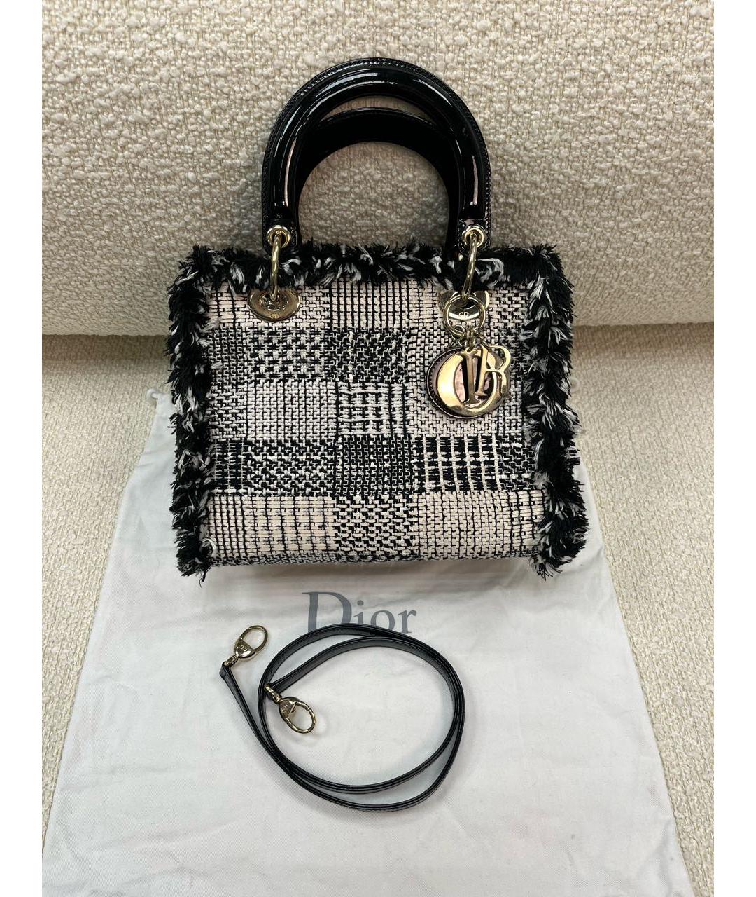 CHRISTIAN DIOR Черная сумка с короткими ручками, фото 7