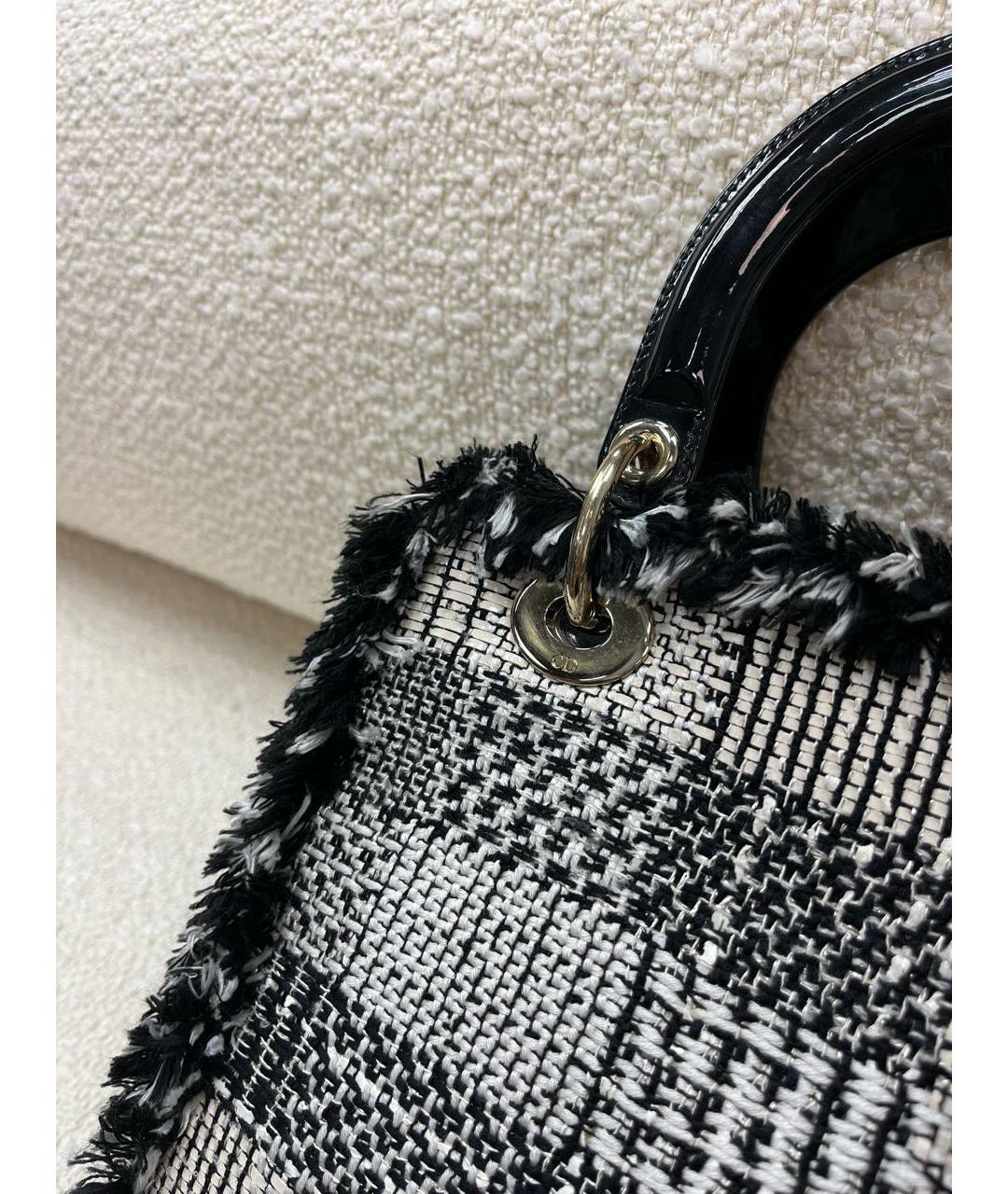 CHRISTIAN DIOR Черная сумка с короткими ручками, фото 5
