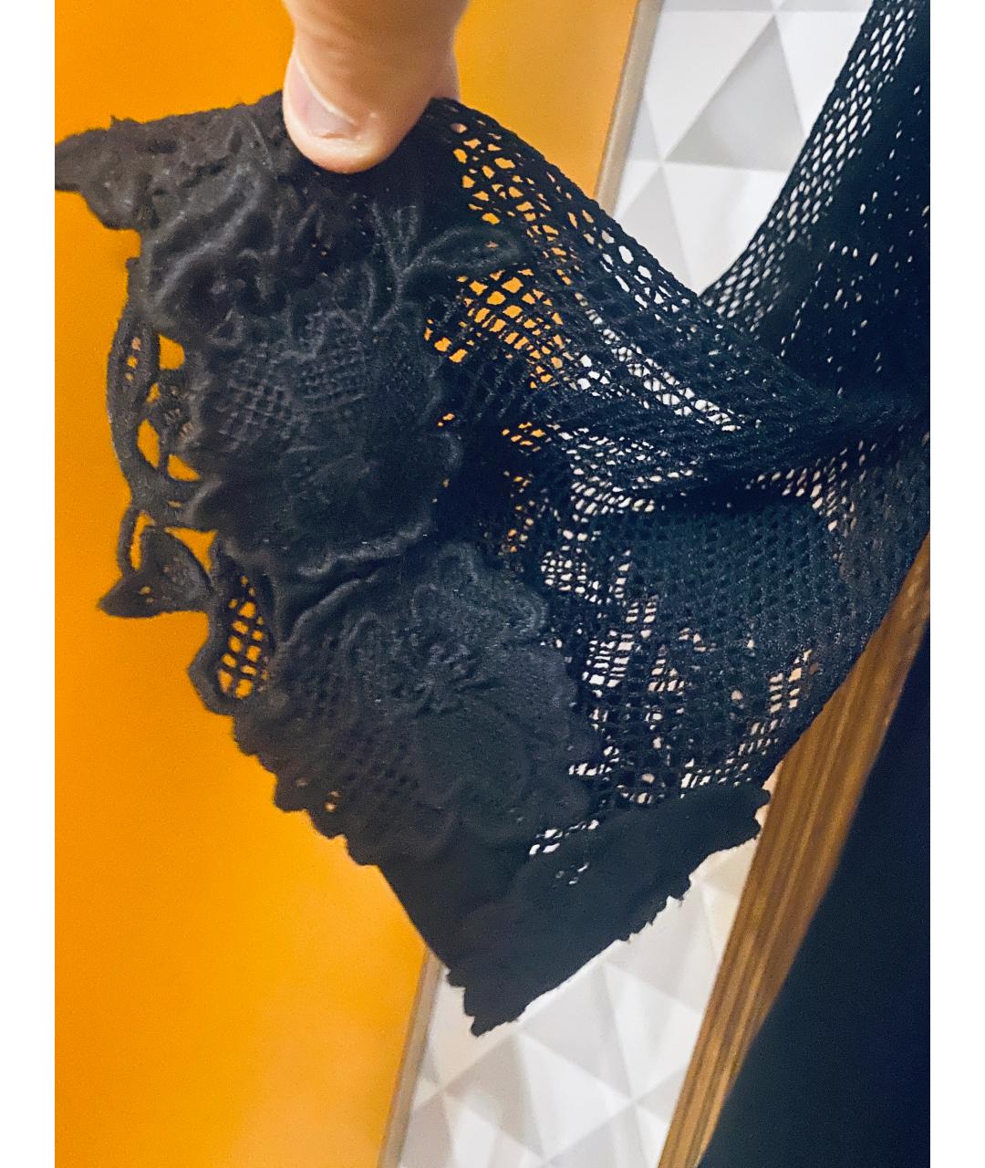 ESCADA Черный шелковый костюм с юбками, фото 5