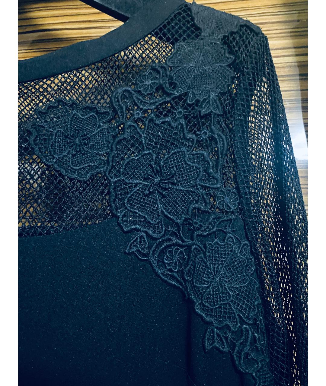 ESCADA Черный шелковый костюм с юбками, фото 4