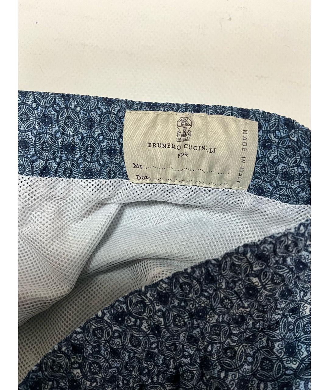 BRUNELLO CUCINELLI Мульти полиэстеровые шорты, фото 4