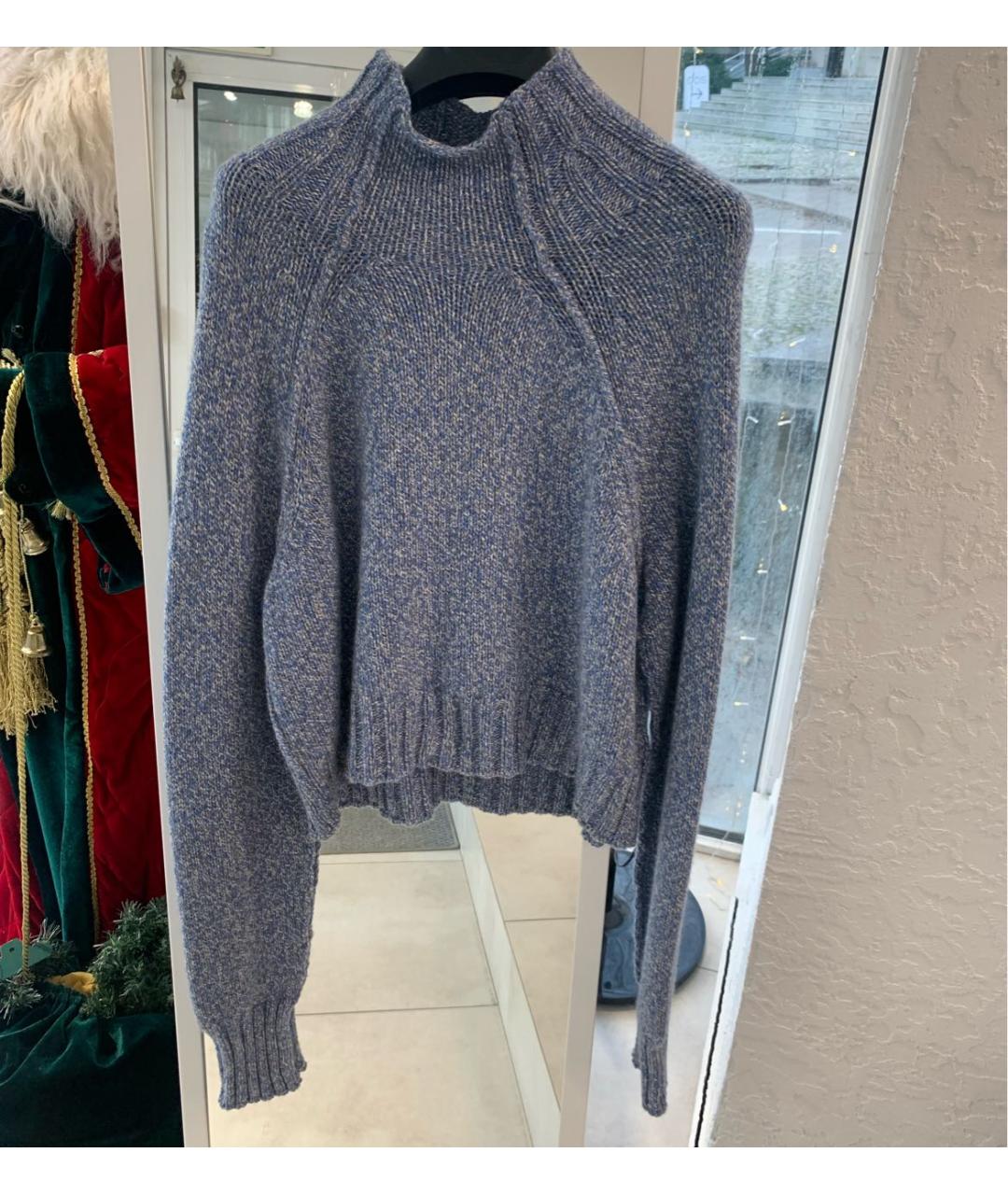 MRZ Голубой кашемировый джемпер / свитер, фото 4