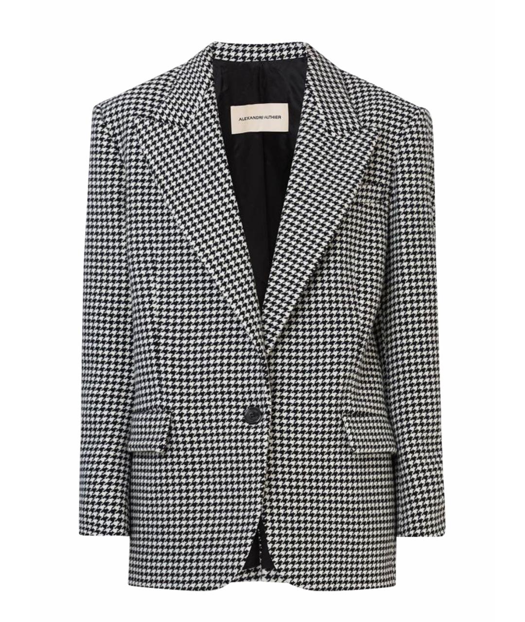 ALEXANDRE VAUTHIER Черный шерстяной жакет/пиджак, фото 1