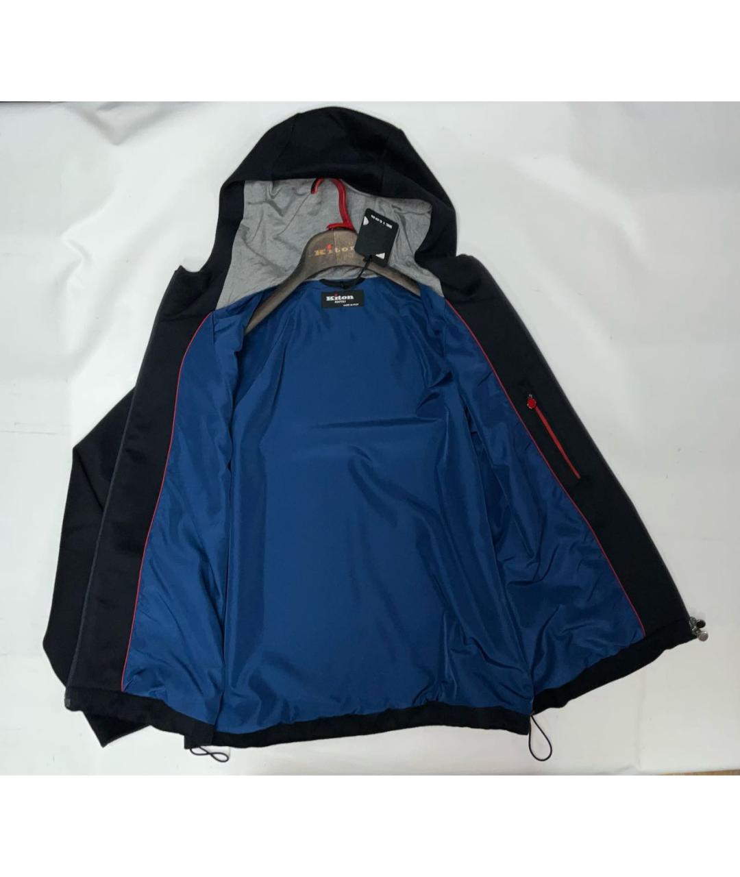 KITON Синяя кашемировая куртка, фото 2