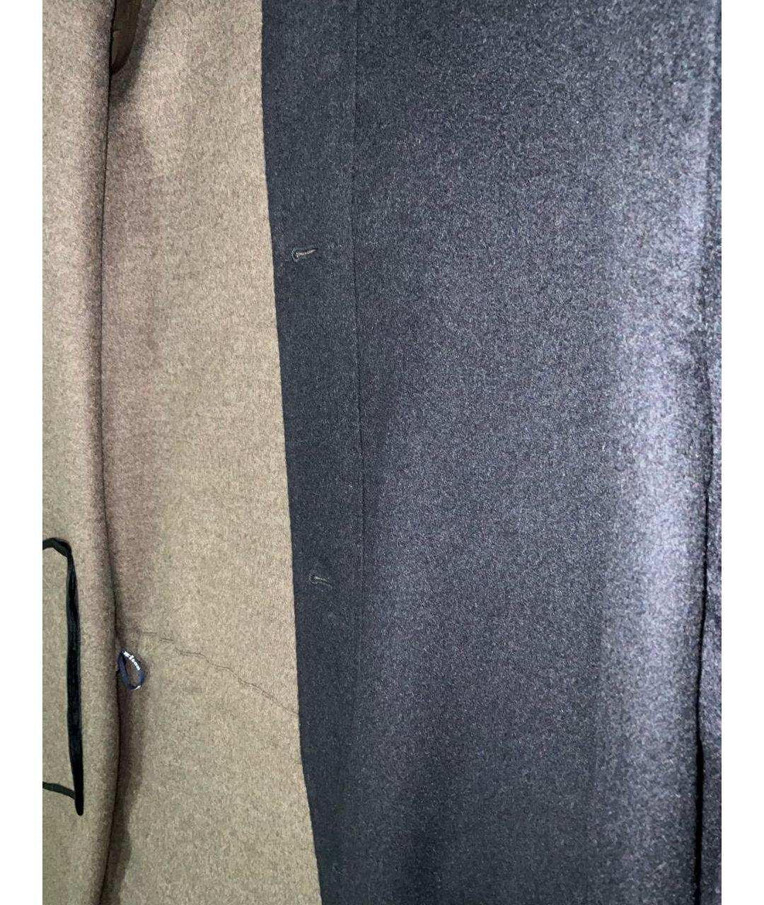KITON Синее шерстяное пальто, фото 3