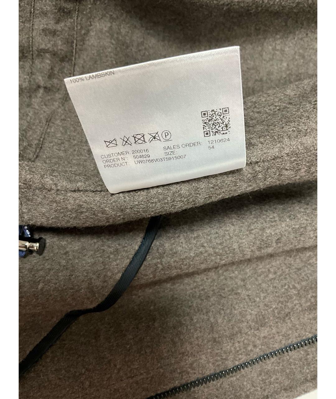 KITON Синее шерстяное пальто, фото 7