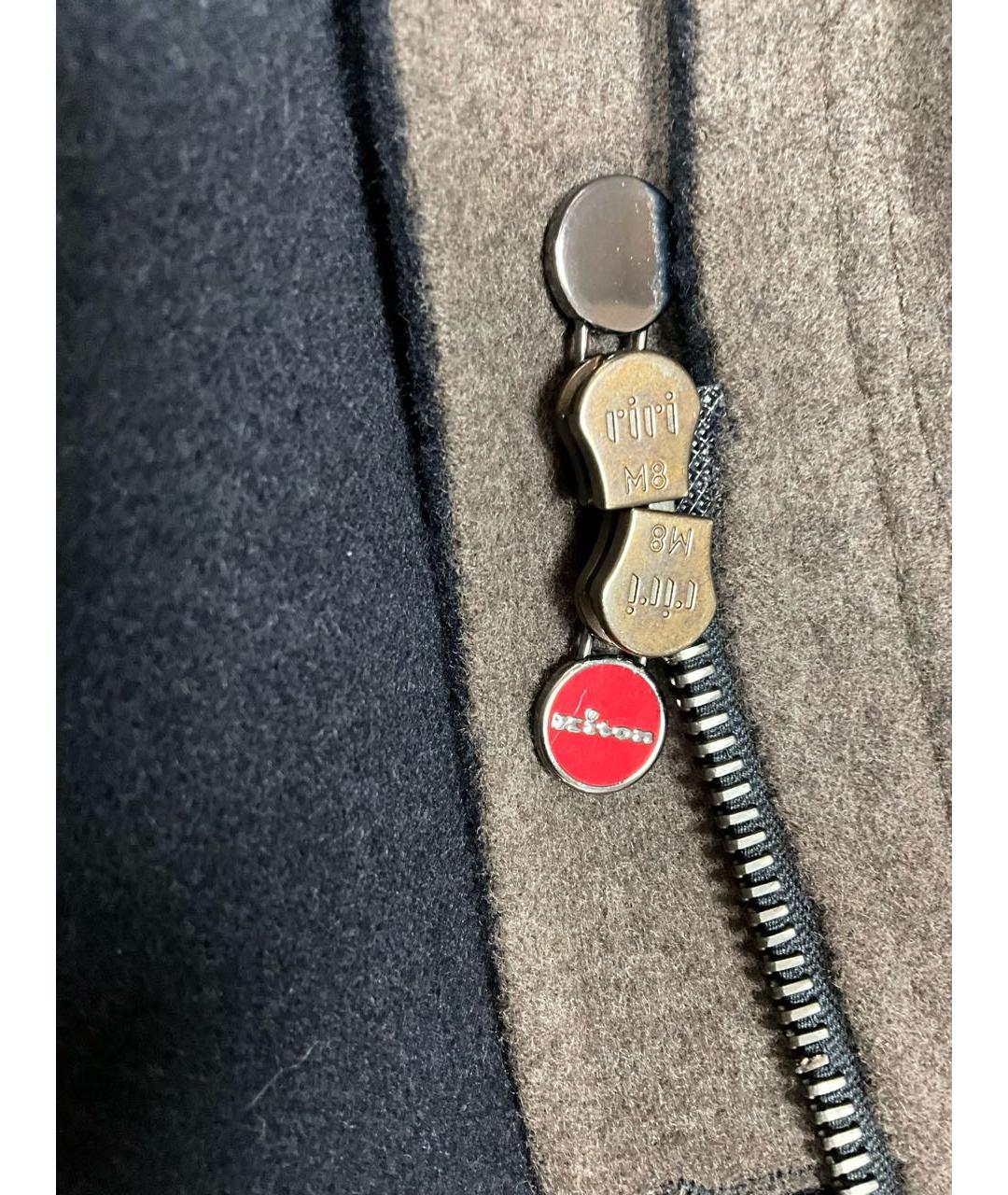 KITON Синее шерстяное пальто, фото 4