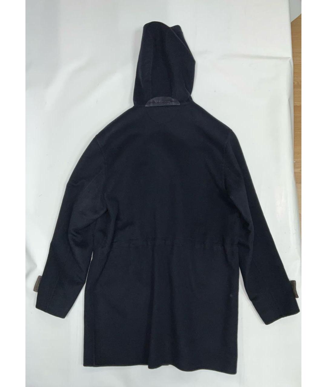 KITON Синее шерстяное пальто, фото 6