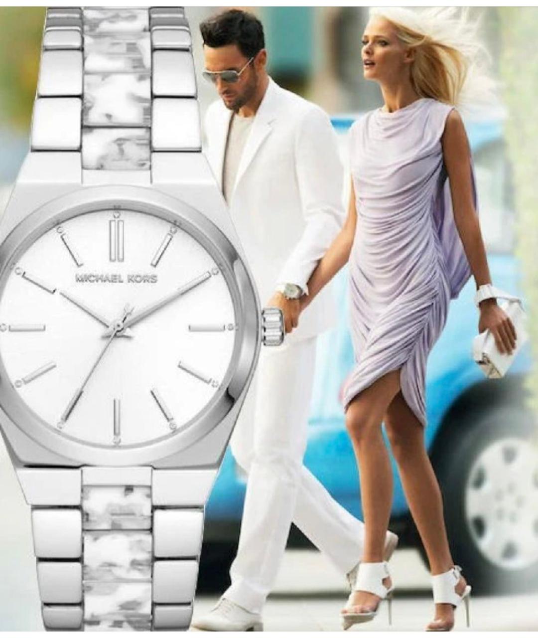 MICHAEL KORS Белые часы, фото 2