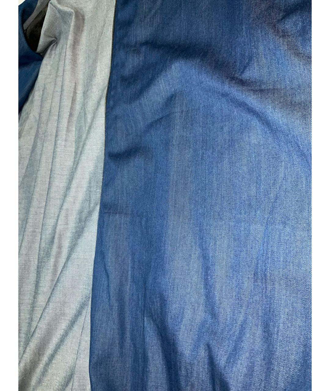 KITON Синяя хлопковая куртка, фото 3