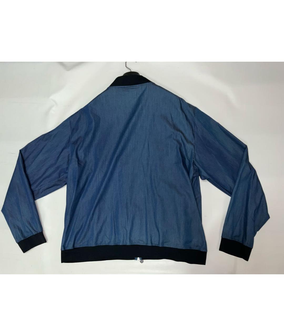 KITON Синяя хлопковая куртка, фото 5