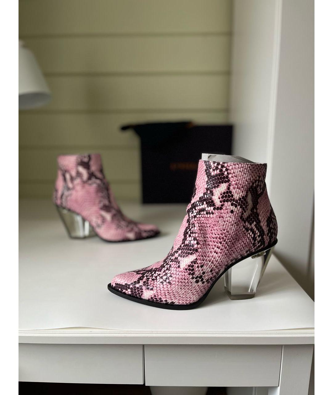 LE SILLA Розовые ботильоны, фото 9