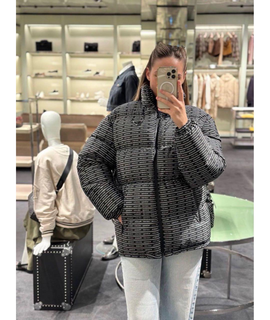 PRADA Черный пуховик, фото 8