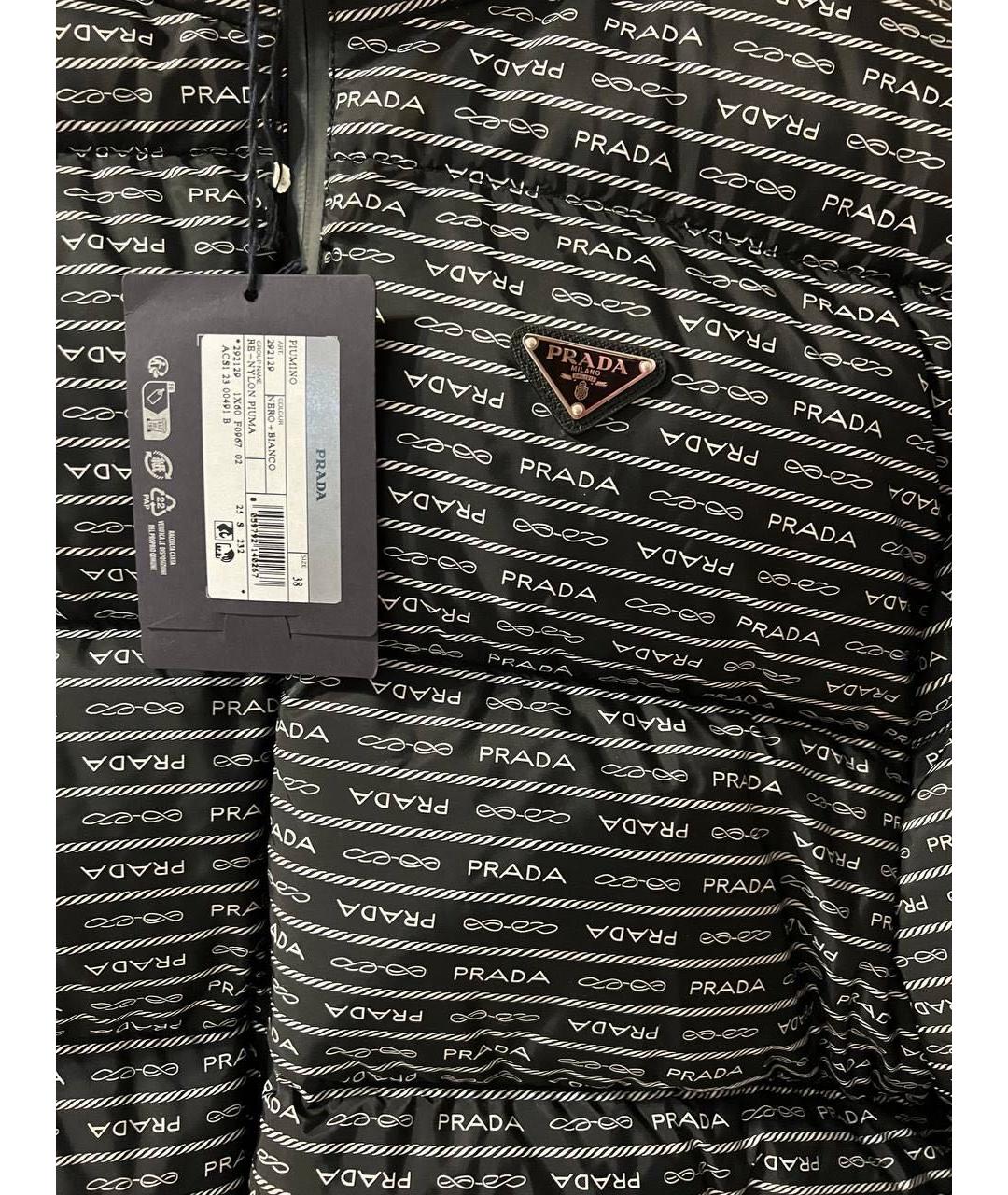 PRADA Черный пуховик, фото 4