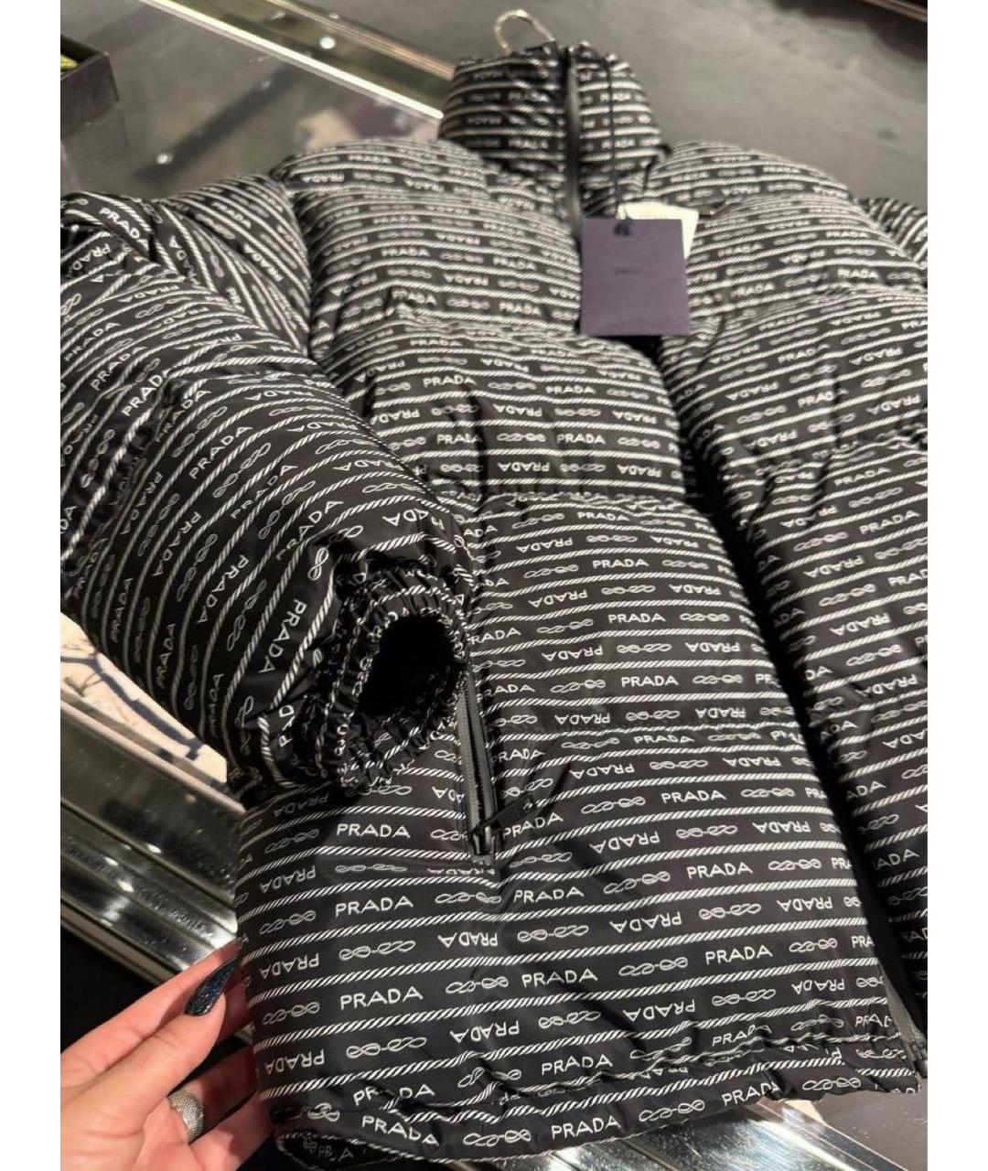 PRADA Черный пуховик, фото 7