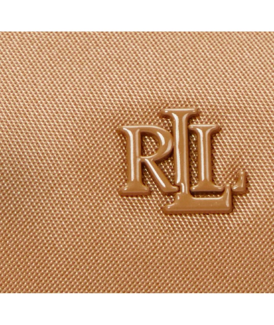 RALPH LAUREN Бежевая тканевая косметичка, фото 5
