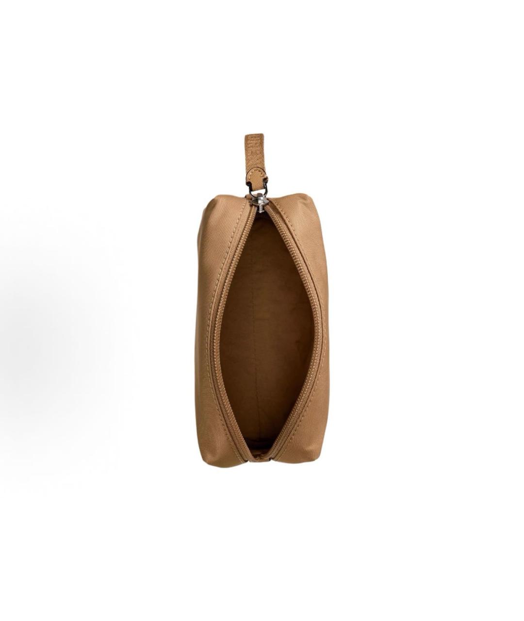 RALPH LAUREN Бежевая тканевая косметичка, фото 4