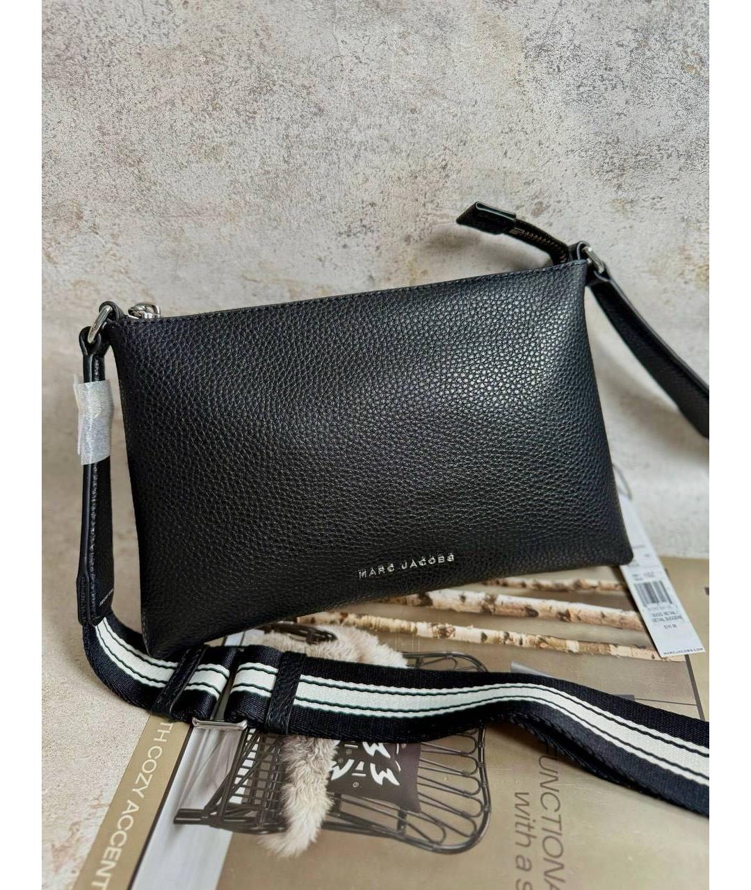 MARC JACOBS Черная кожаная сумка через плечо, фото 5