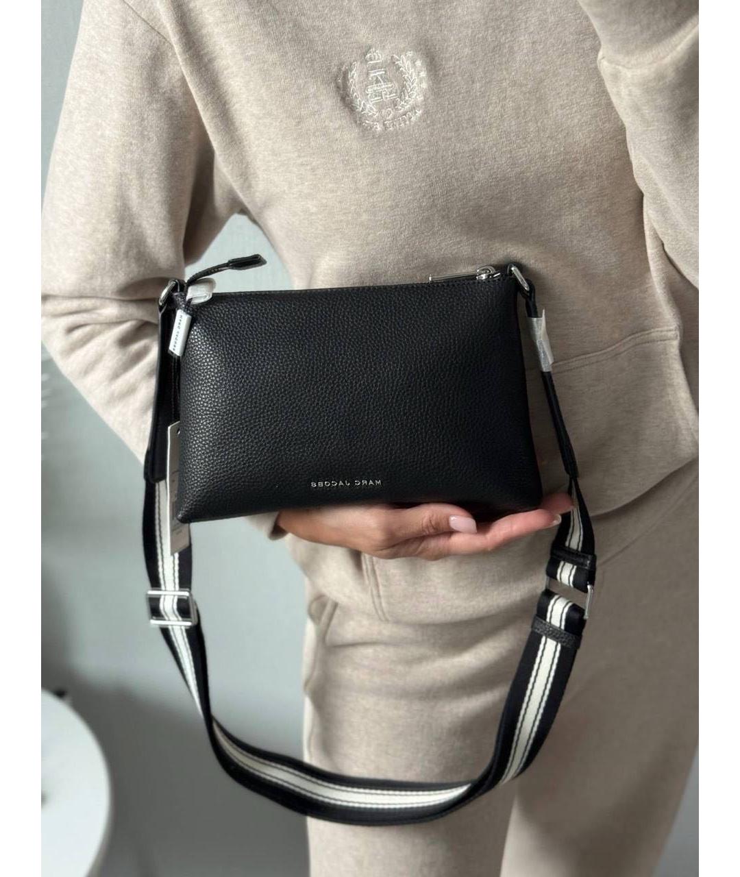 MARC JACOBS Черная кожаная сумка через плечо, фото 2