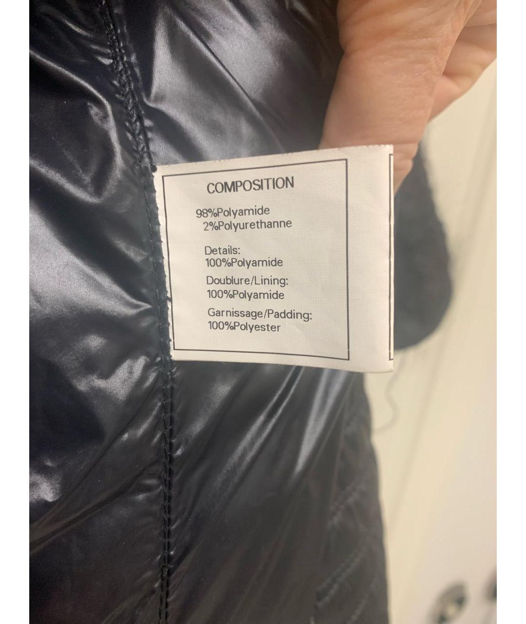 CHANEL Черная полиамидовая куртка, фото 4