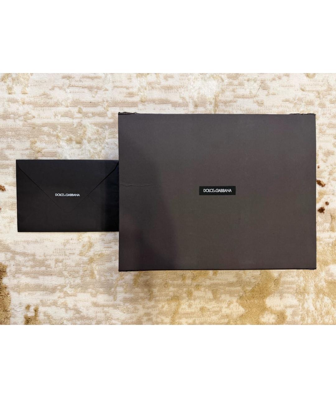 DOLCE&GABBANA Серая кожаная поясная сумка, фото 7