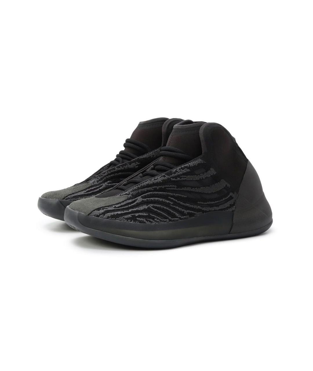 ADIDAS YEEZY Черные текстильные кроссовки, фото 2