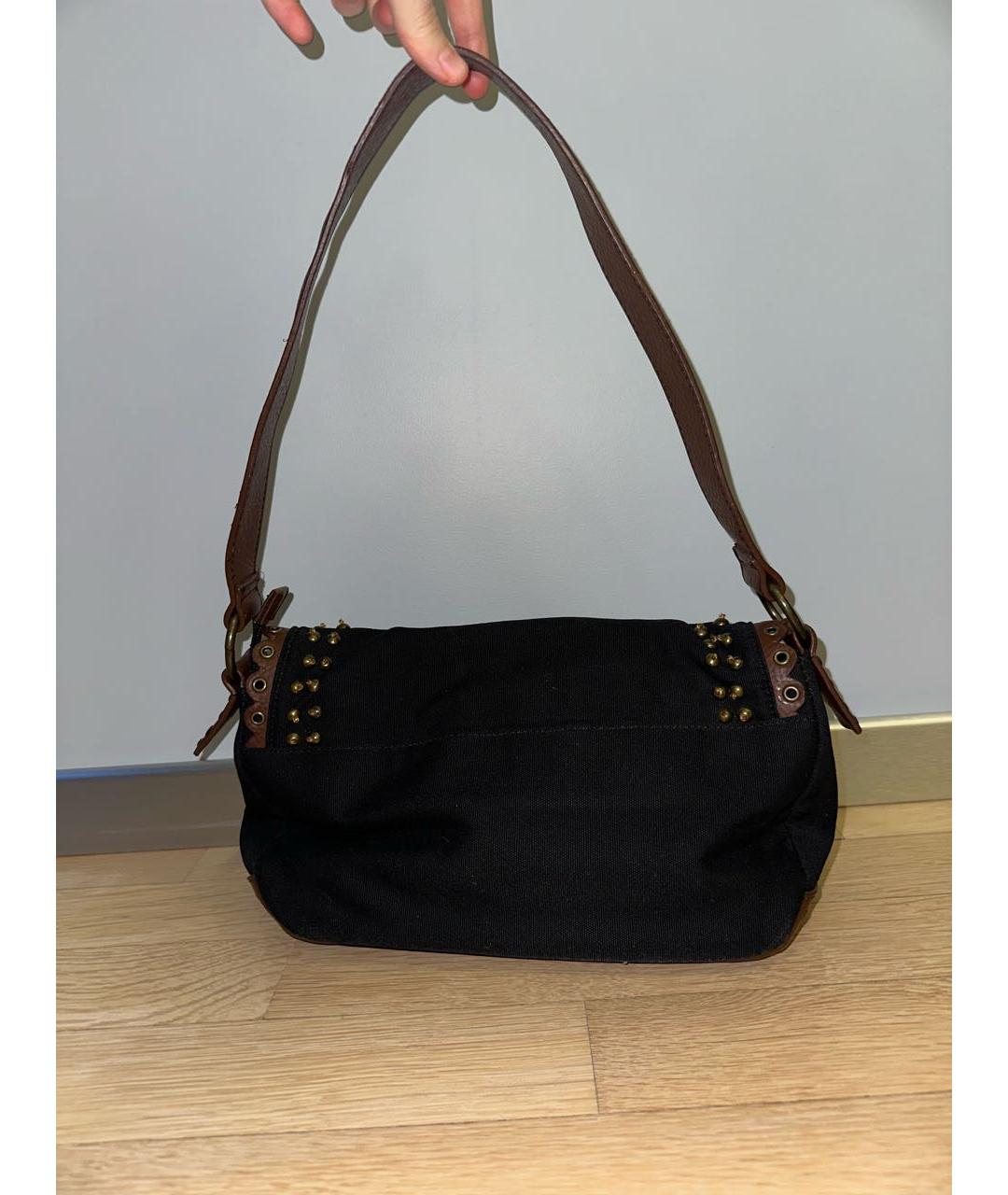 VALENTINO Черная деним сумка через плечо, фото 3
