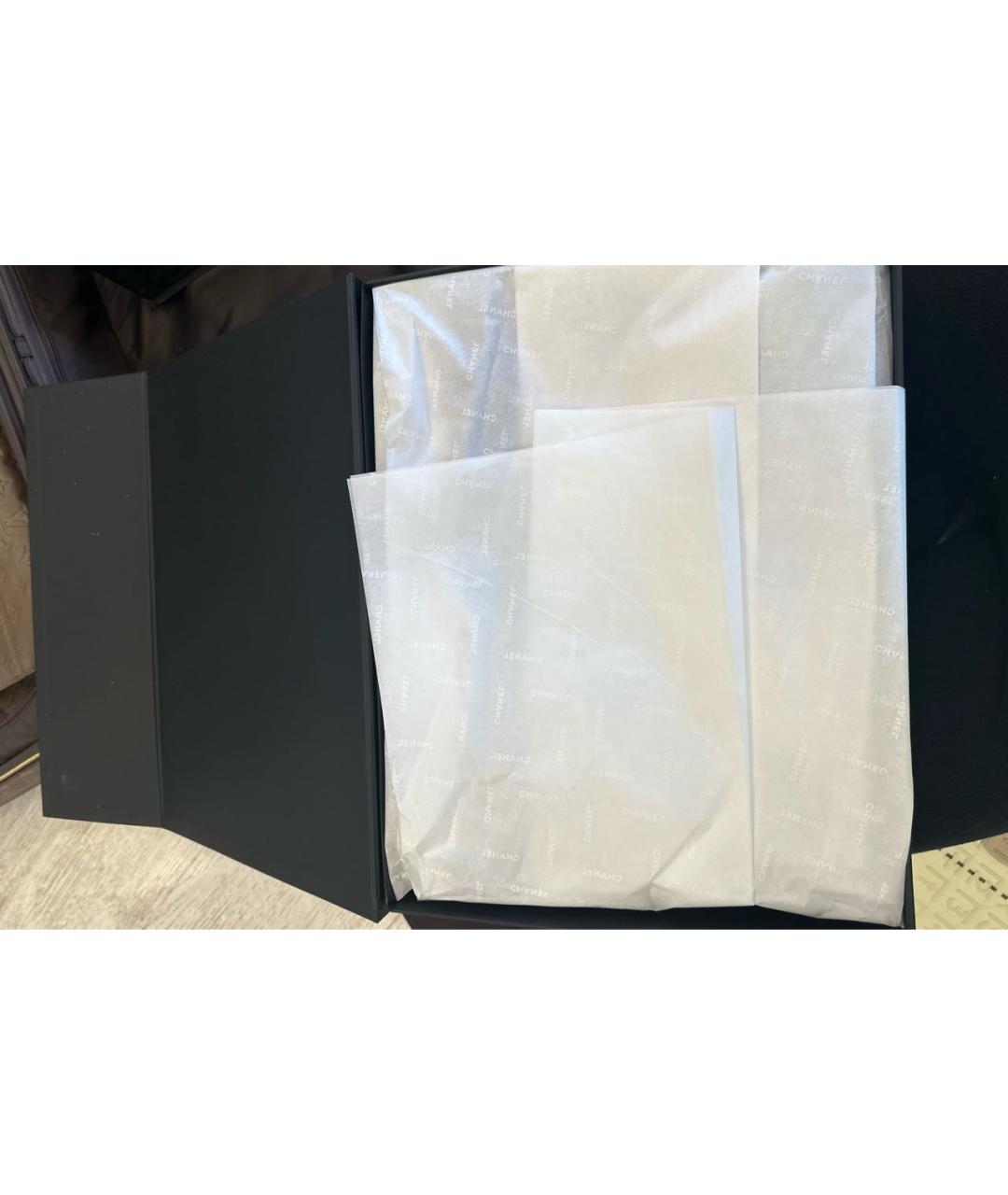 CHANEL Бордовая кожаная сумка через плечо, фото 6