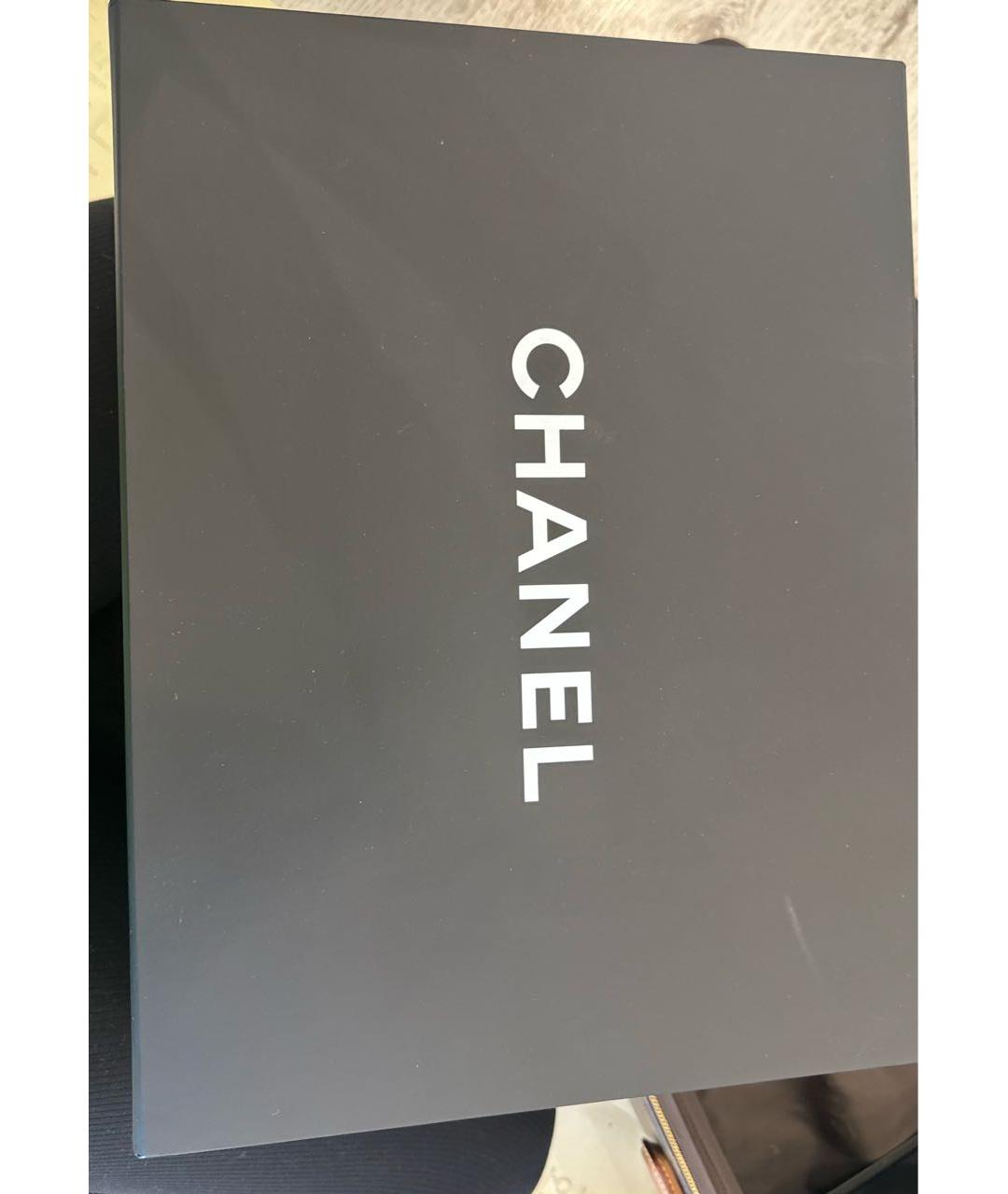 CHANEL Бордовая кожаная сумка через плечо, фото 7