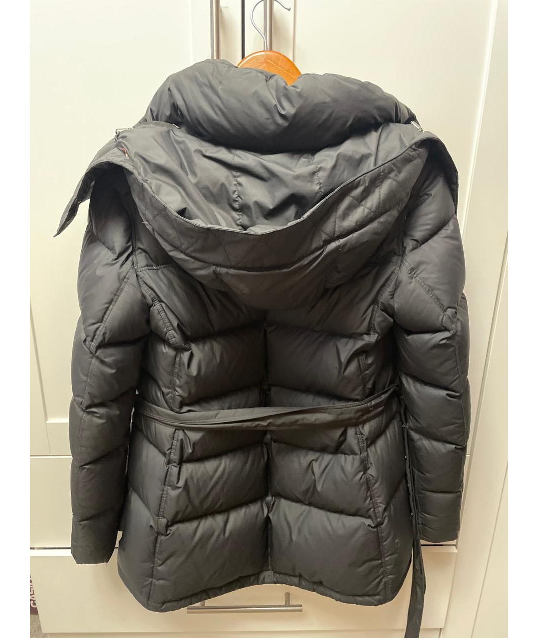 BURBERRY Черный полиэстеровый пуховик, фото 2