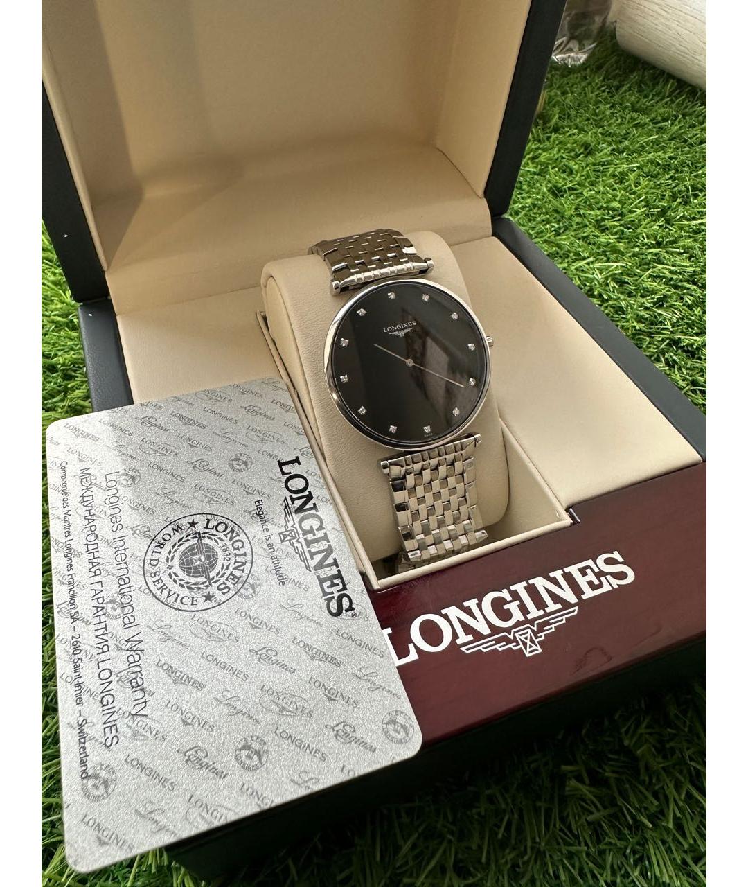 LONGINES Серебряные часы, фото 4