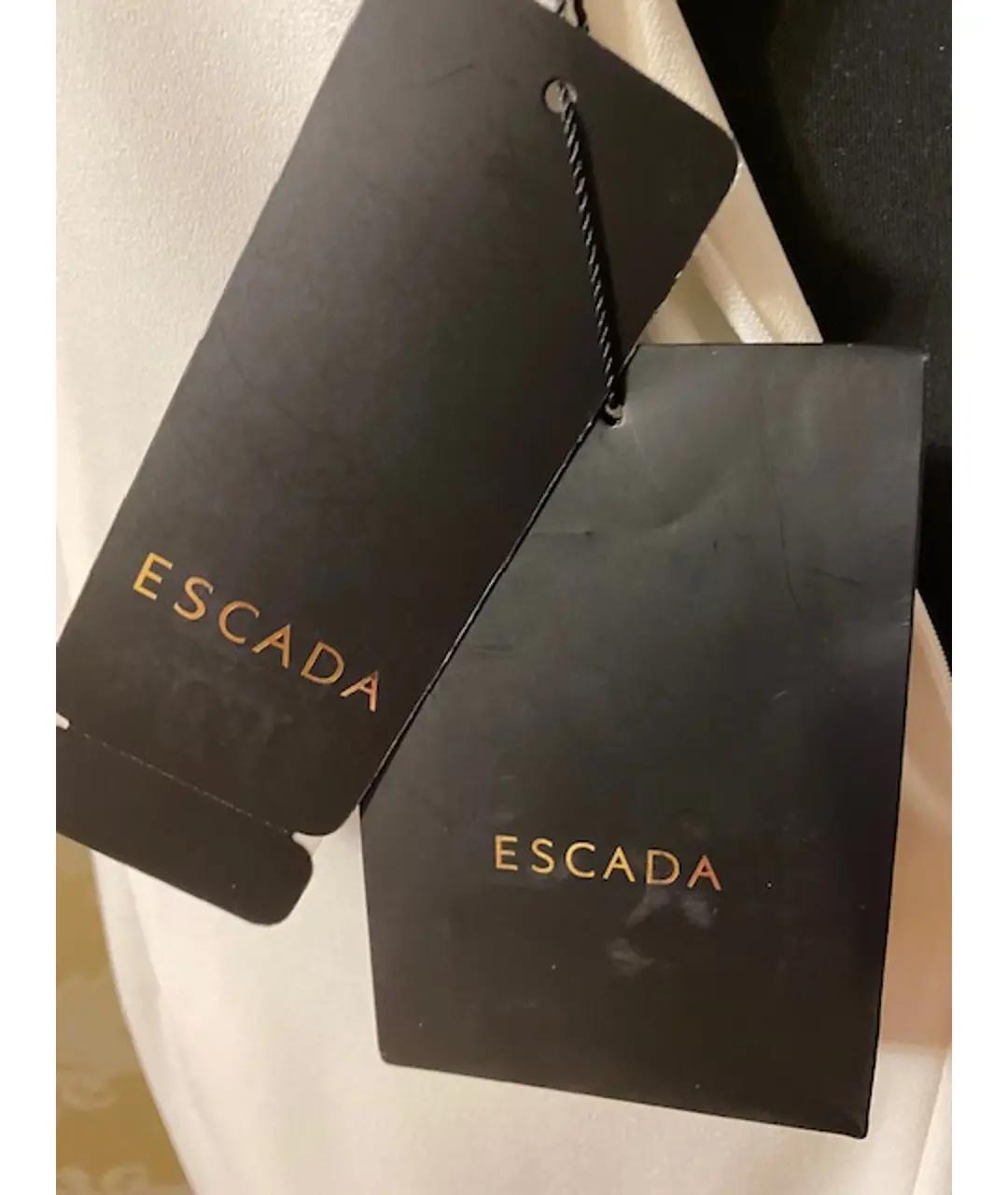 ESCADA Бежевое шелковое вечернее платье, фото 3