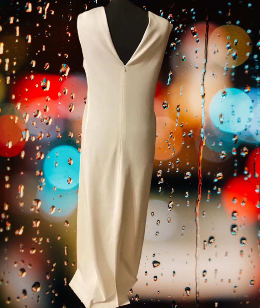 ESCADA Бежевое шелковое вечернее платье, фото 2