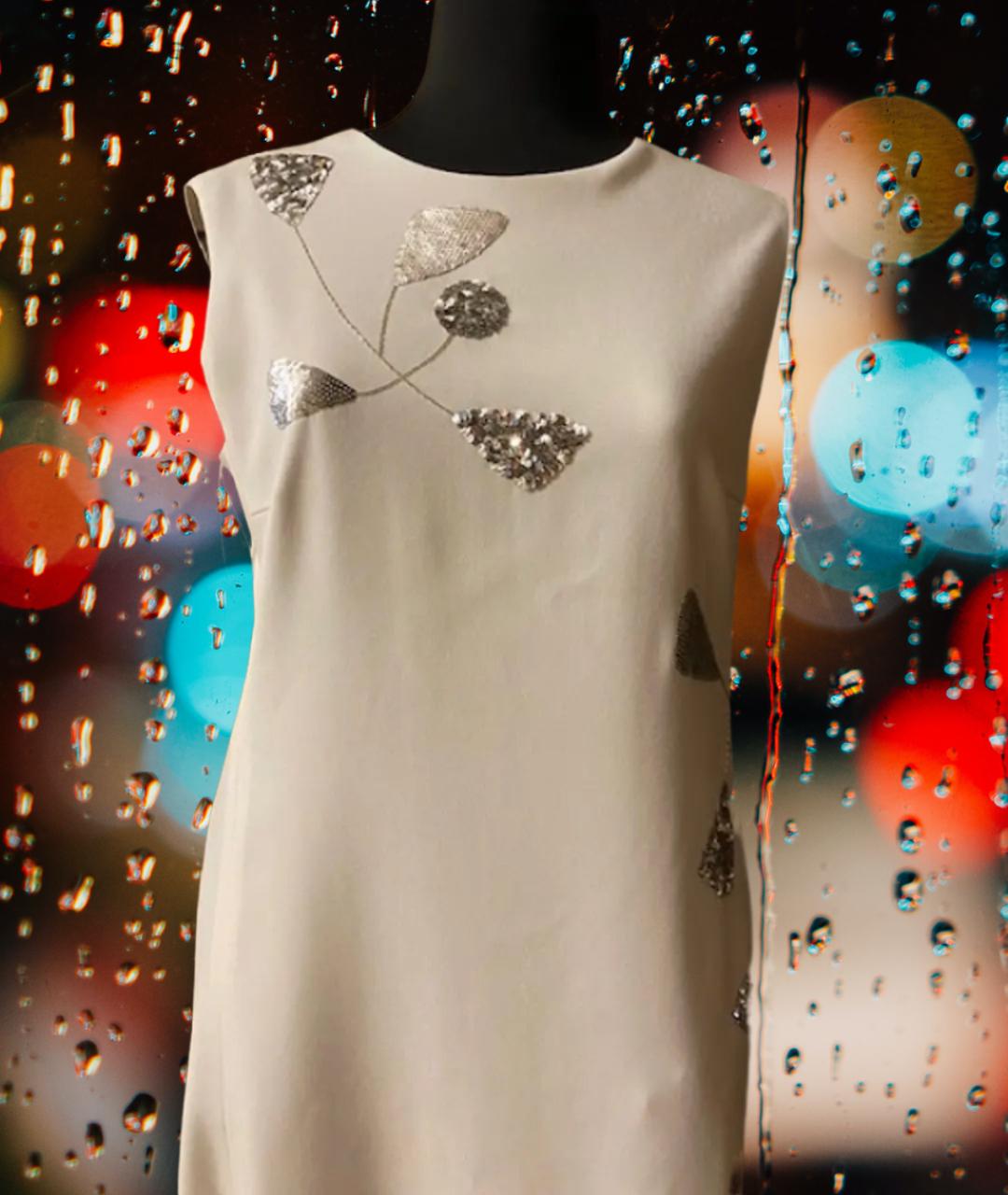 ESCADA Бежевое шелковое вечернее платье, фото 4