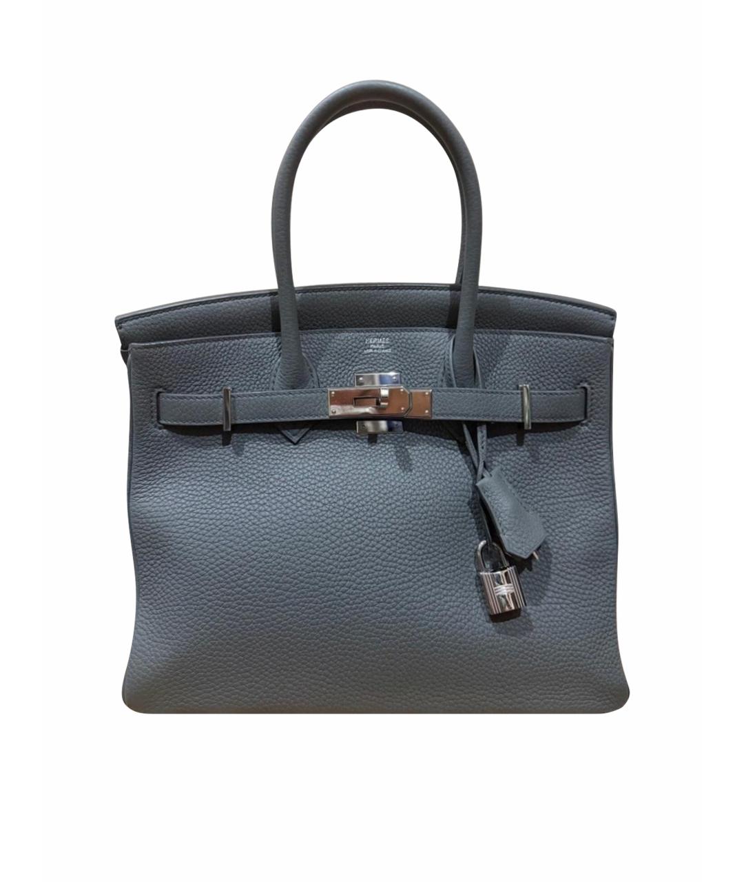 HERMES Кожаная сумка с короткими ручками, фото 1