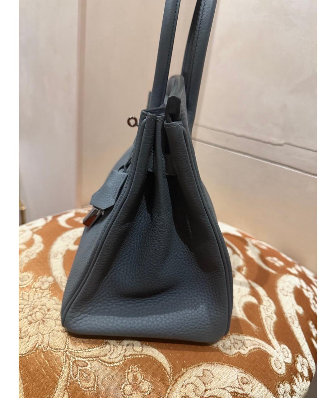 HERMES Кожаная сумка с короткими ручками, фото 3