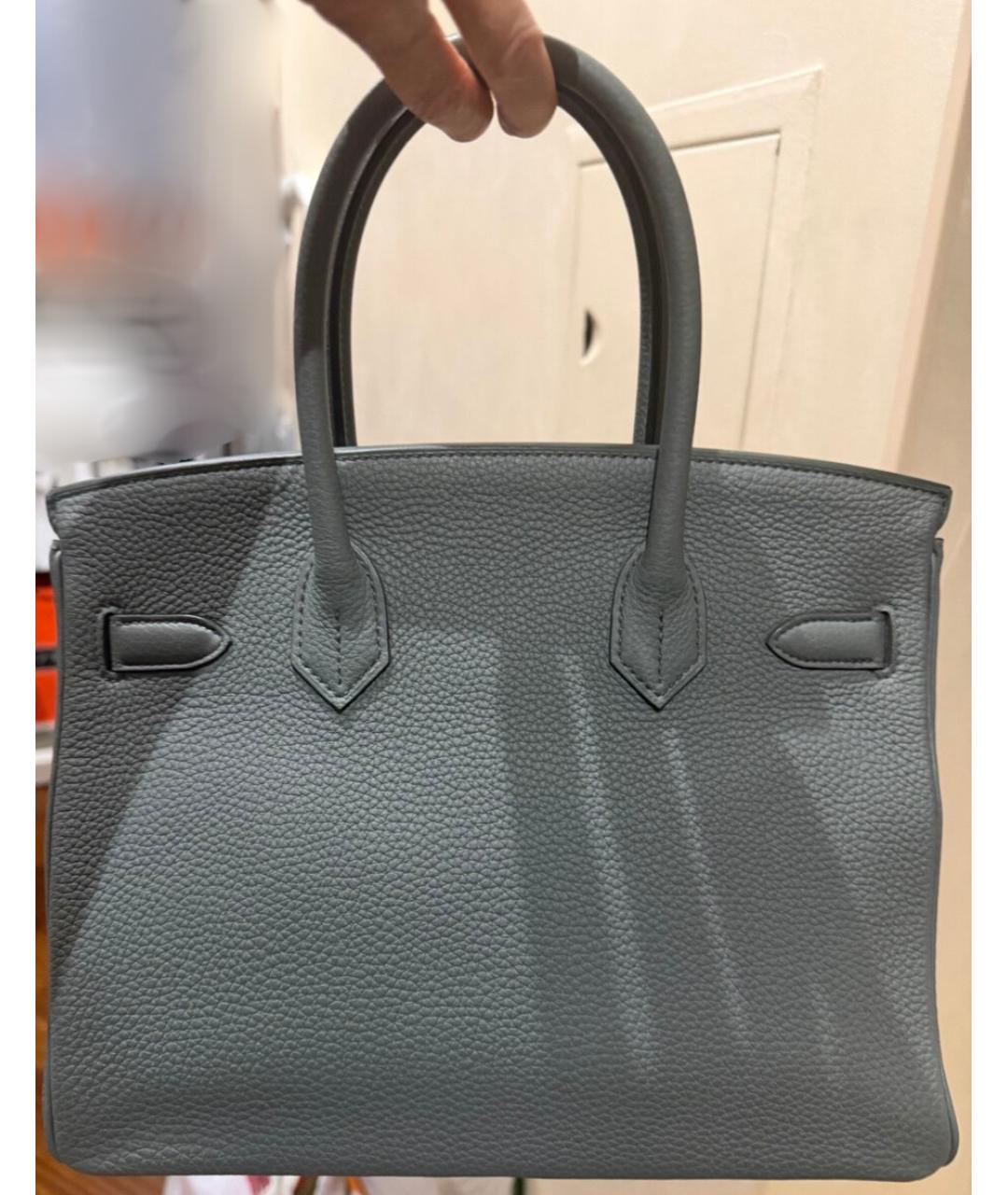 HERMES Кожаная сумка с короткими ручками, фото 2