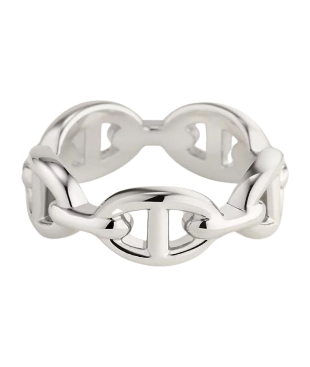 HERMES Серебряное серебряное кольцо, фото 1