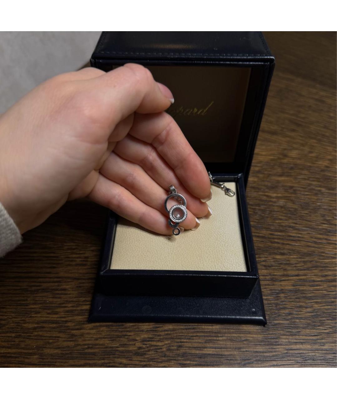 CHOPARD Белое колье из белого золота, фото 3