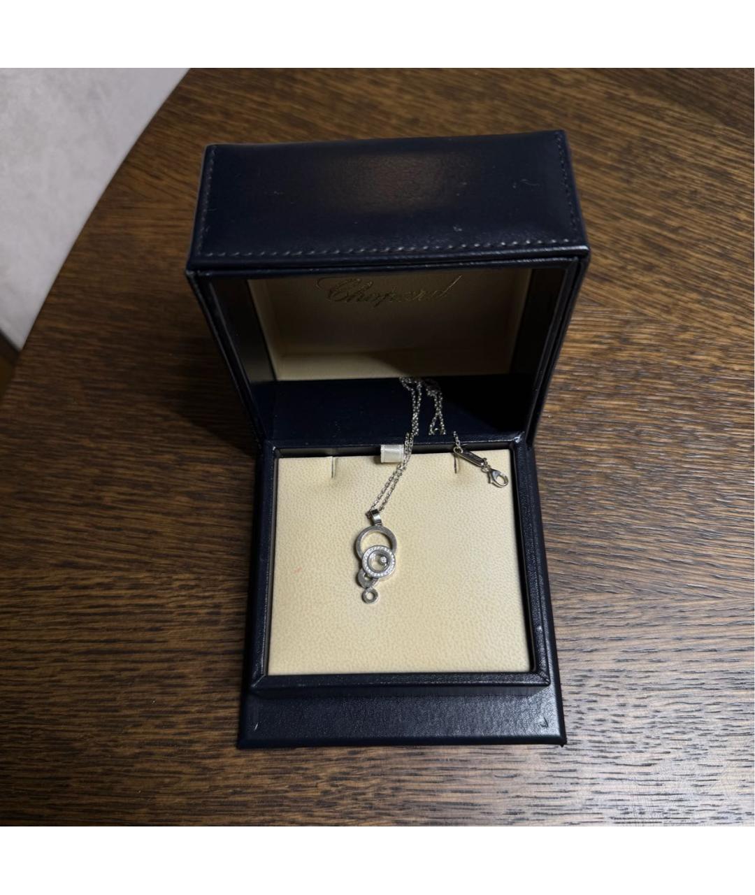CHOPARD Белое колье из белого золота, фото 4