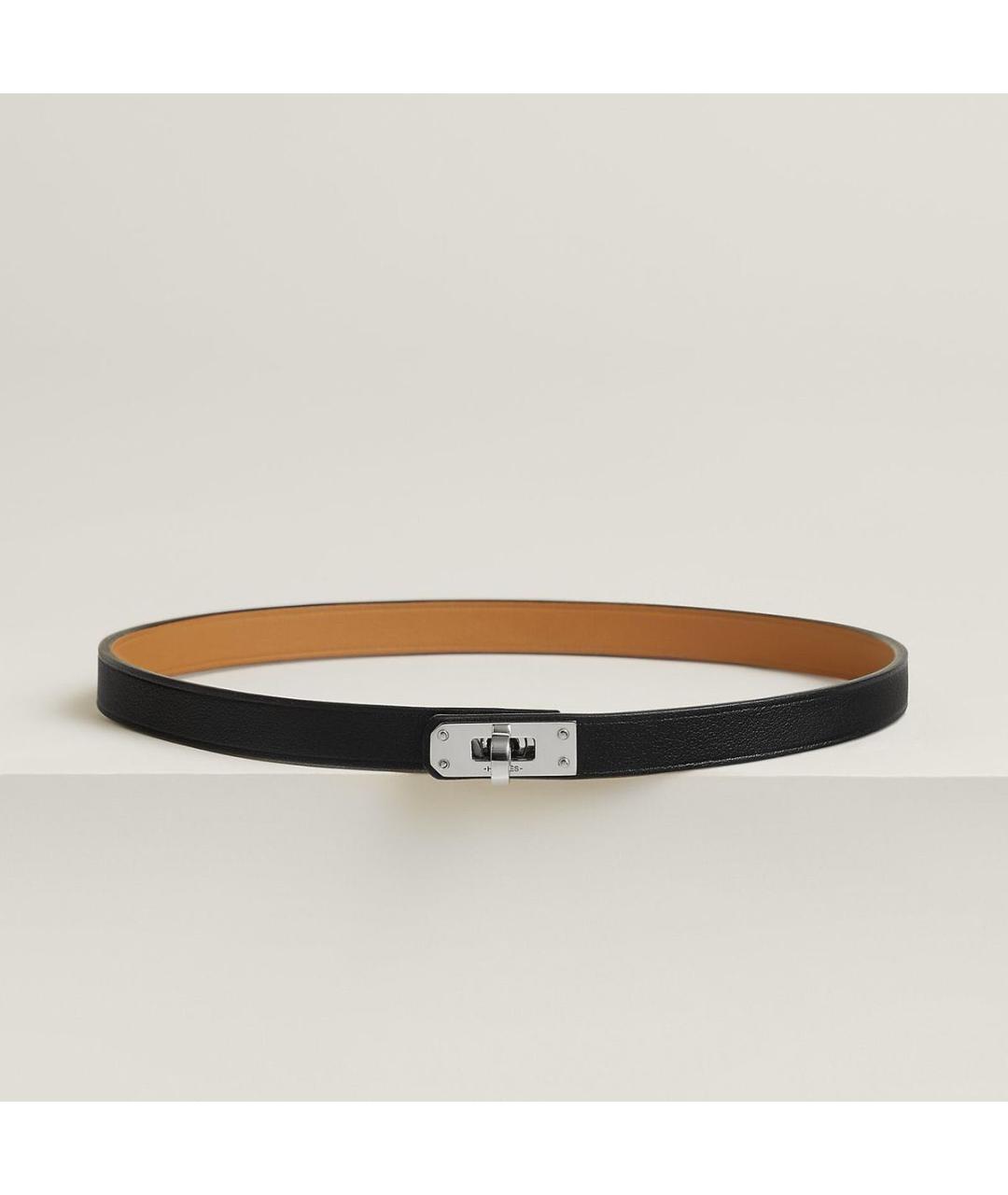 HERMES Черный кожаный чокер, фото 3