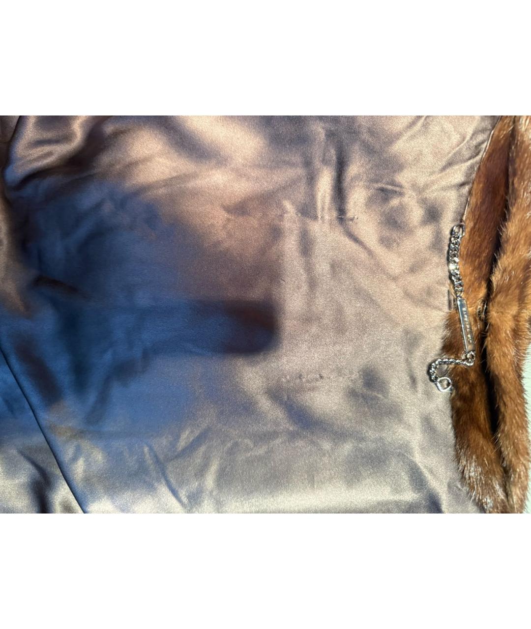 BARBARA BUI Коричневая меховая шуба, фото 8